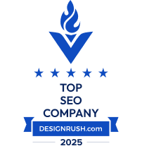 design rush top seo company 2025 badge