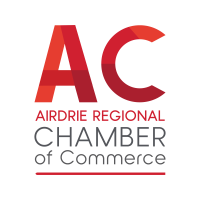 Visibility Drip's Airdrie regional chamber of commerce member badge